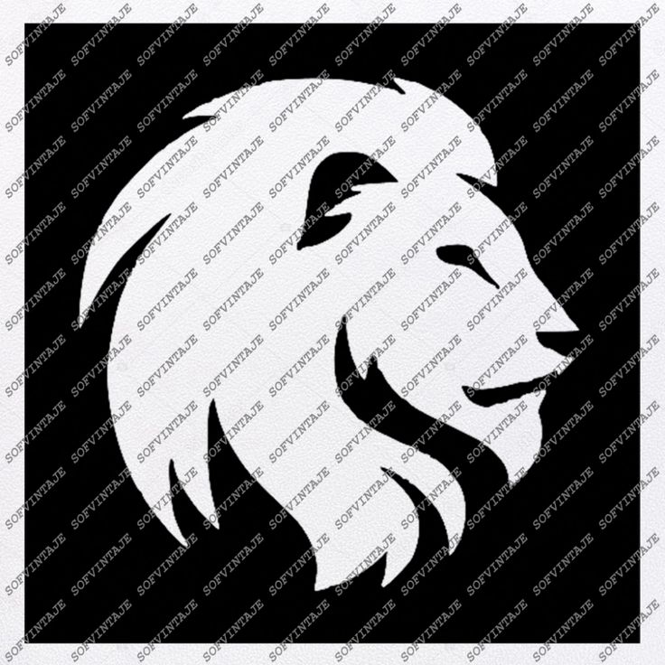 Lion Head Svg File-Lion Head Original Svg Design-Animals ...