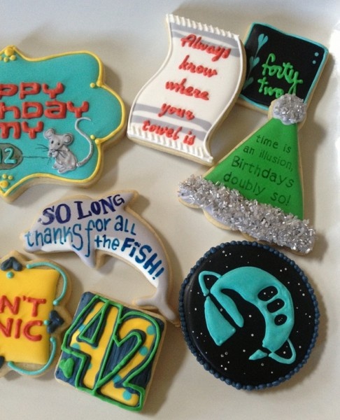 hitchhiker s guide to the galaxy cookies geekish hitchhiker s guide to the galaxy cookies geekish