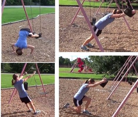 swinging exercise playground Swinging exercise playground