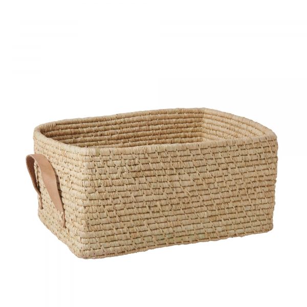 Rice Raffiakorg med Läderhandtag Natur | Förvaringskorg Torsdagstipset: Gör ett eget tipi tält! (Bonjour Vintage