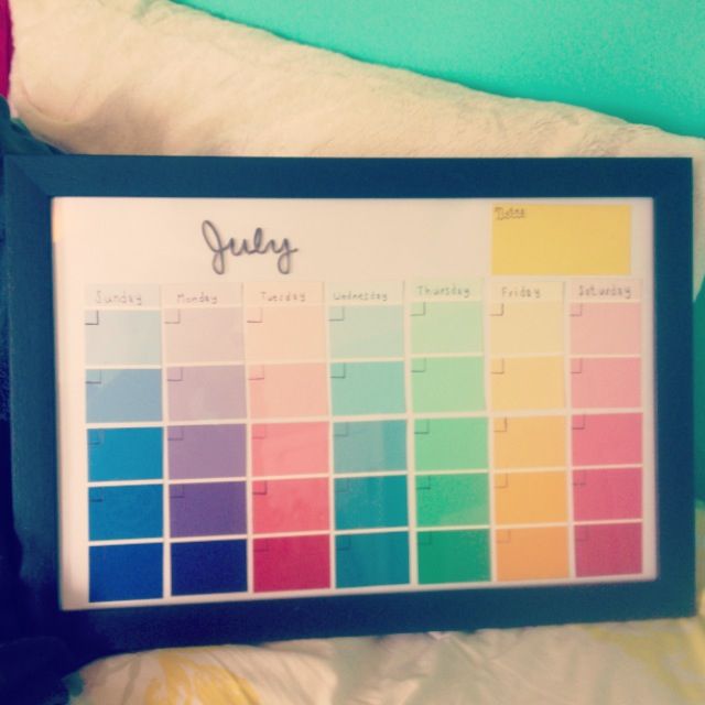 sample calendar