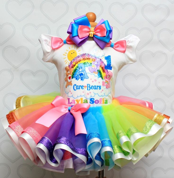 Care Bears tutu set Care Bears outfit Care Bears dress Care