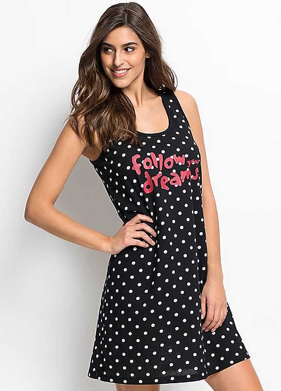 dotty cotton nightie by bonprix freemans in 2021 cotton nighties nighty polka dot design