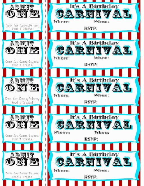 free printable carnival party invitation party ideas pinterest free circus birthday invitations printables