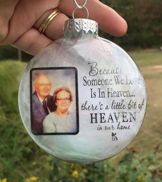 Personalized Christmas Ornament Are Designed To Be In Loving Memory Personalized Christmas ornament are designed to be in loving memory of ornaments. A way to carry and keep our loved ones close to us this holiday season. - Personalized Christmas Ornament Are Designed To Be In Loving Memory