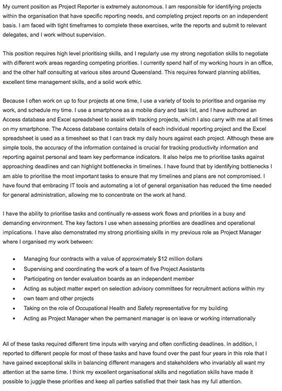 Free Selection Criteria Examples Cover Letter Example Templates Free Selection Criteria Examples Cover Letter Example Templates