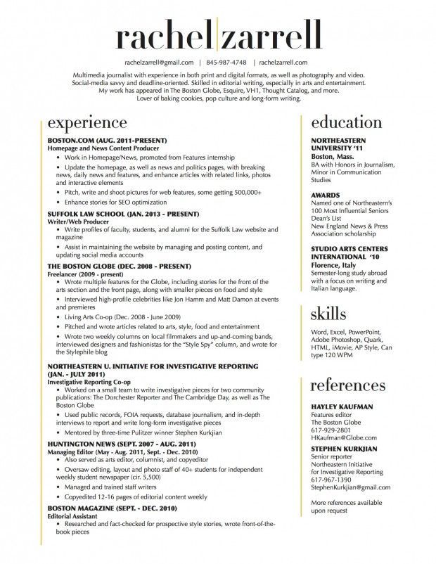 33 best CV Ideas images on Pinterest Brand identity design - columnist resume 33 best CV Ideas images on Pinterest Brand identity design - columnist resume