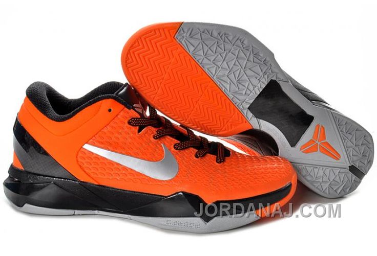 854-215587 Nike Zoom Kobe 7 VII Elite Atl Orange Metallic Silver Black Cheap To Buy