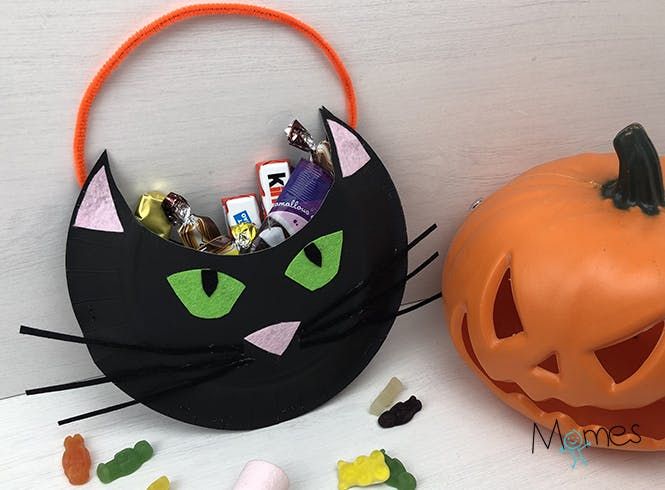 Sac à bonbons d'Halloween en forme de chat en 2020 | Bonbon halloween