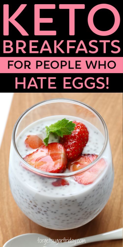 *Hate eggs?* You will LOVE these keto breakfasts without eggs! | Keto