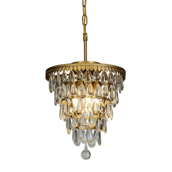 Aloa Decor 3 Light Matte Black Crystal Chandelier With Clear Glass 8004d31mb Contemporary Contemporary Crystal Chandelier, Brass Glass Drop Crystal Chandelier