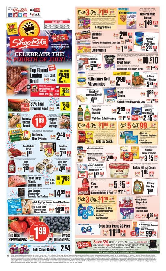 Browse the ShopRite Circular, valid November 25 – December 1, Save with ShopRite Weekly Ad Sale, digital coupons and the latest offers & promotions on a .