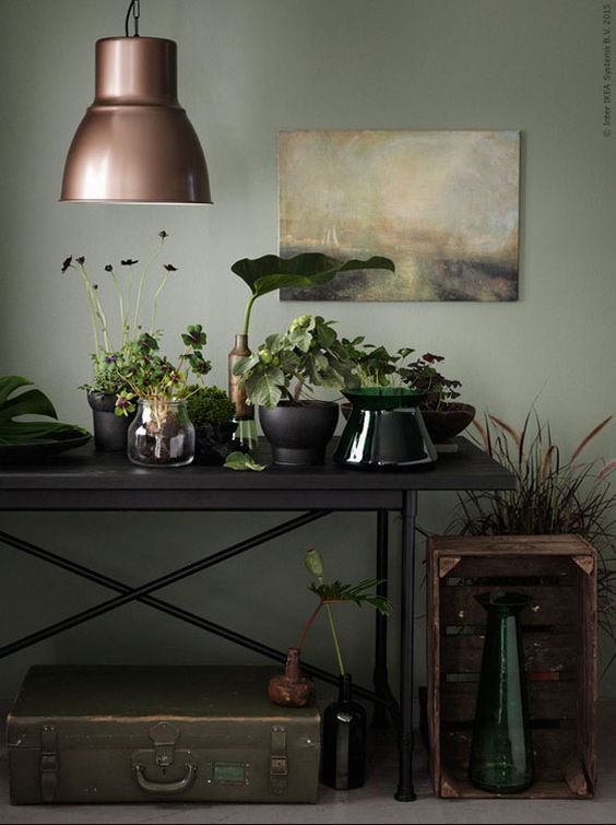 Groene inspiratie voor interieur - industrieel interieur - groene ... Groene inspiratie voor interieur - industrieel interieur - groene ...