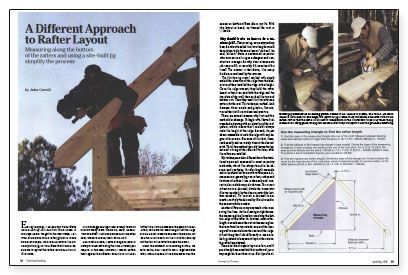 A Different Approach to Rafter Layout – Premium FineHomebuilding.com – #Approac… A Different Approach to Rafter Layout – Premium FineHomebuilding.com – #Approac…