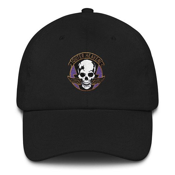 MGS Diamond Dogs embroideRed Design Hat Metal Gear Solid Snapback