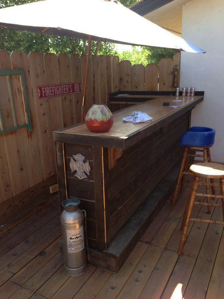 pix How To Build An Outdoor Wooden Bar pinterest
