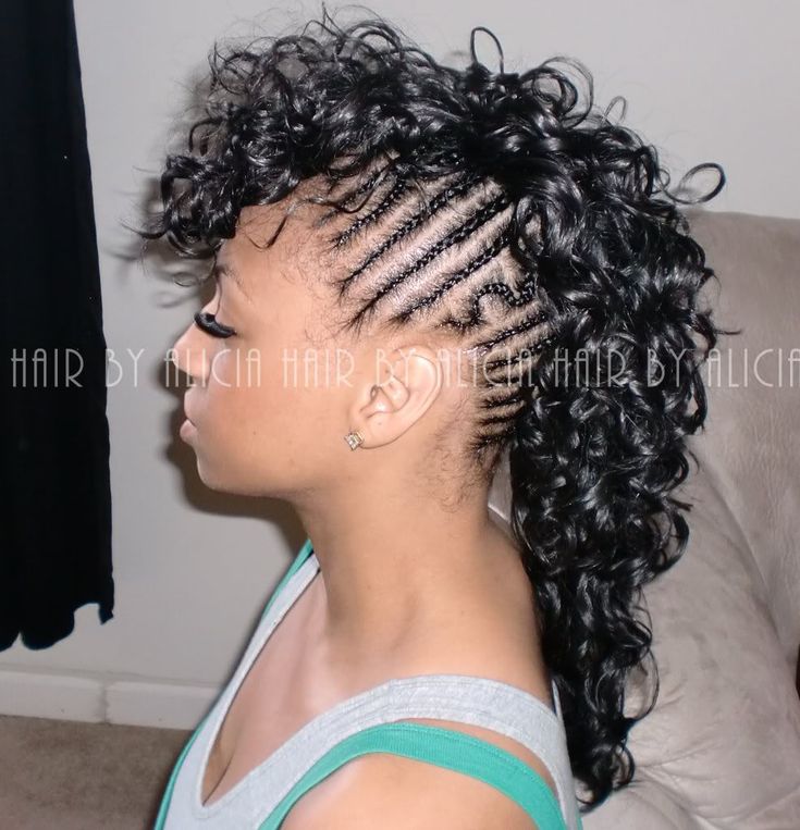 Braided Mohawk Hairstyles find this pin and more on cute styles mohawks by dbillops Find This Pin And More On Cute Styles Mohawks By Dbillops Braided Mohawk Hairstyles then tie each section with a hair tie and then rope twist and braid the ponytails of the two sections and incorporate beads or barrettes once you are done Find This Pin And More On Cute Styles Mohawks By Dbillops