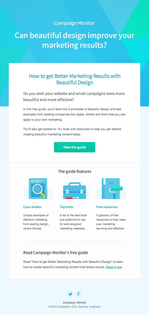best newsletter design