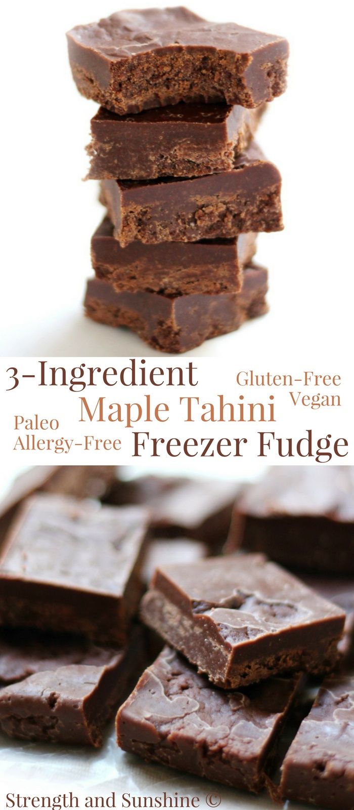 3 Ingredient Maple Tahini Freezer Fudge Gluten Free Vegan Paleo 3 Ingredient Maple Tahini Freezer Fudge Gluten Free Vegan Paleo