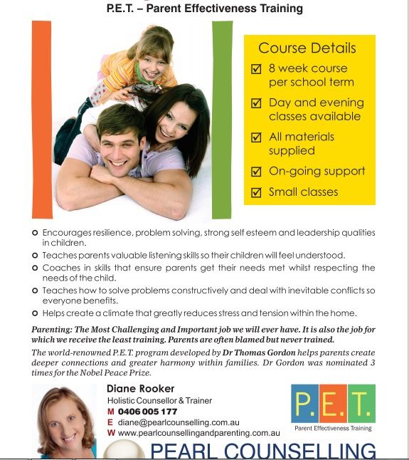 parent workshop flyer