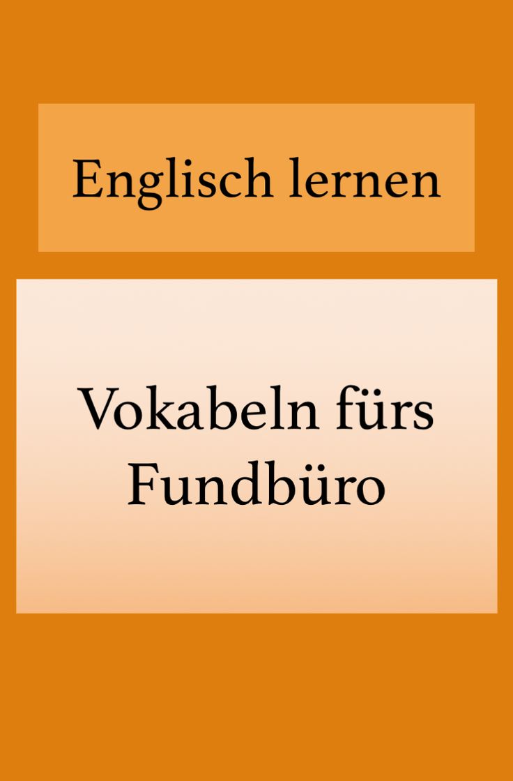 Verloren Englisch Verloren Englisch