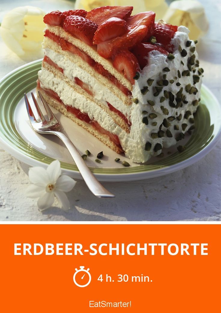 erdbeer schichttorte recipe erdbeerkuchen torten pinterest erdbeer schichttorte recipe erdbeerkuchen torten pinterest kuchen and cake