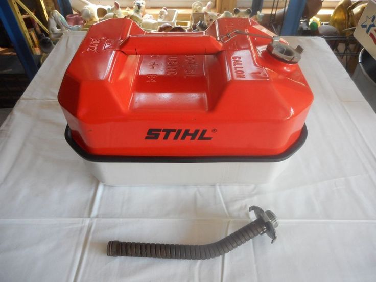 Very Nice Vintage 1984 Stihl Chainsaws USMC Metal Gas Can ...