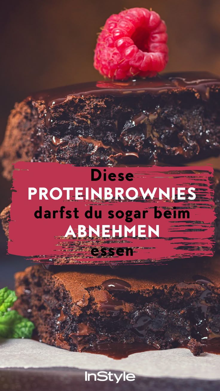 Dank einer extra Portion Protein kannst du diese Brownies sogar essen, wenn du a...