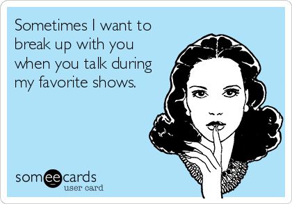 really. And