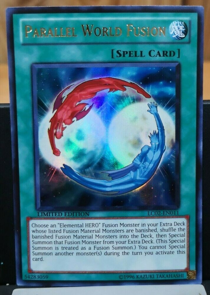 Yu Gi Oh Parallel World Fusion Limited Lc02 En011 Ultra Rare Spell Card Ebay Parallel World Fusion