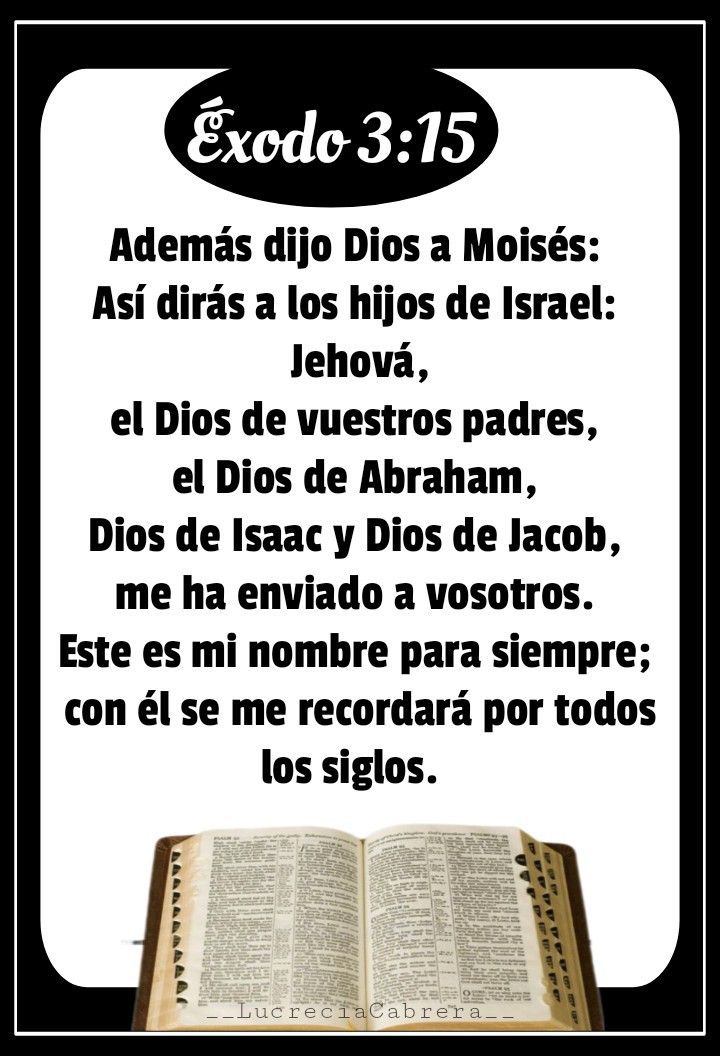 An Open Book With The Words Exod 3 15 In Spanish And English On It an-open-book-with-the-words-exod-3-15-in-spanish-and-english-on-it