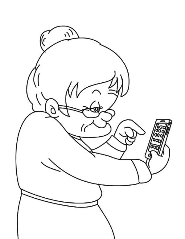 20 Desenhos Do Dia Da Vovo Ou Dia Dos Avos Para Colorir Pintar