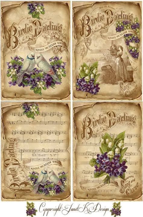 free junk journal vintage printables | Decoupage paper, Decoupage vintage, Vintage printables