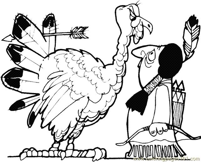 Free Funny Thanksgiving Color Pages Printable