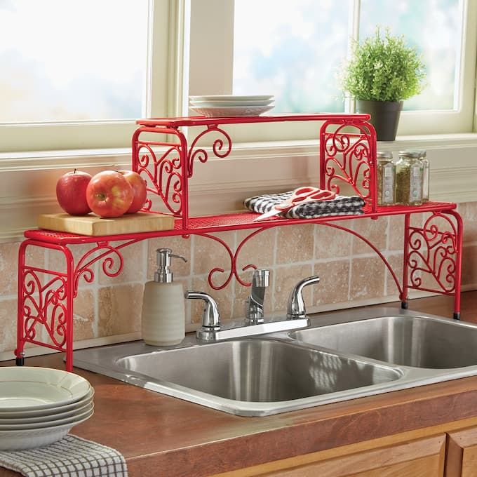2 Tier Scroll Sink Shelf Sink Shelf Over Sink Shelf Sink