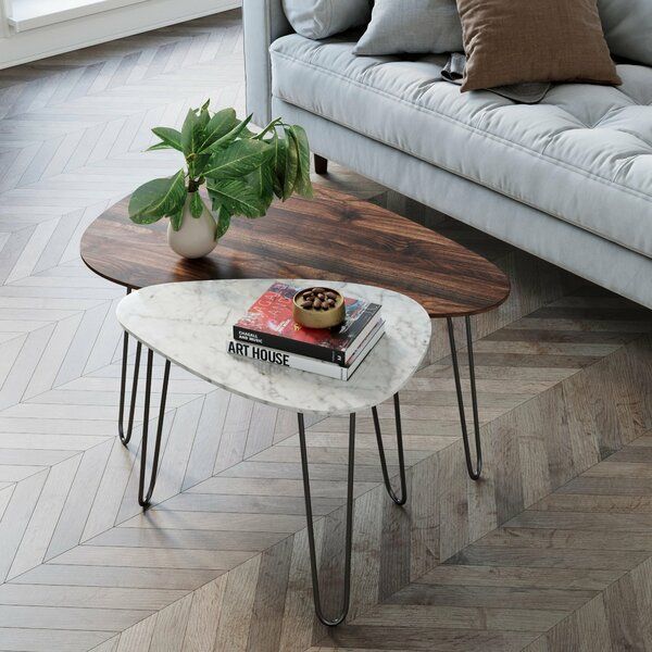 Brierfield 3 Legs 2 Nesting Tables Nesting Coffee Tables Coffee Table Living Room Coffee Table