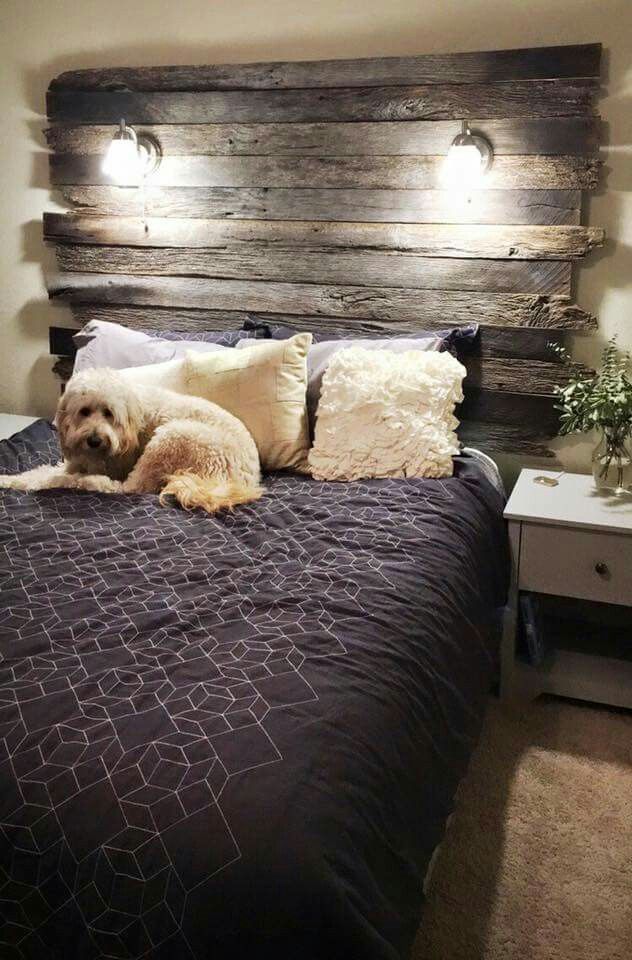Image Result For Barn Board Headboard With Lights Image Result For Barn Board Headboard With Lights