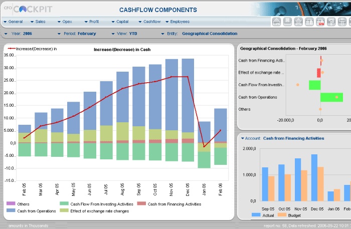 cashflow dashboard cashflow dashboard