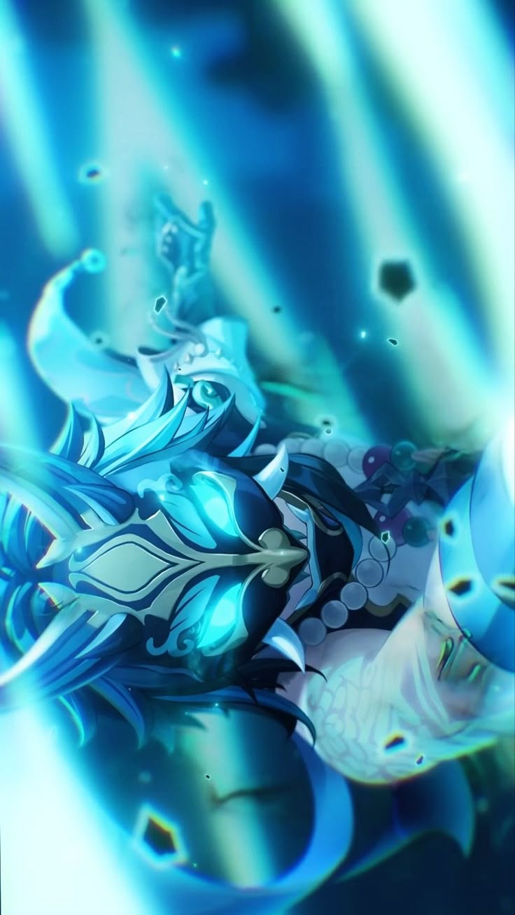 An Abstract Painting With Blue And White Colors an-abstract-painting-with-blue-and-white-colors