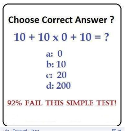 The Answer is 20  Brain Teaser's  Math test, Maths 