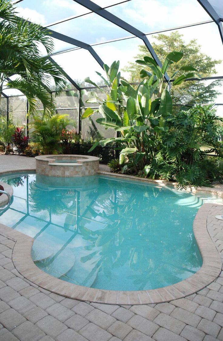 20 Beautiful Examples Of Plunge Pools Tropical Pool Landscaping Small Indoor Pool Indoor Swimming Pool Design