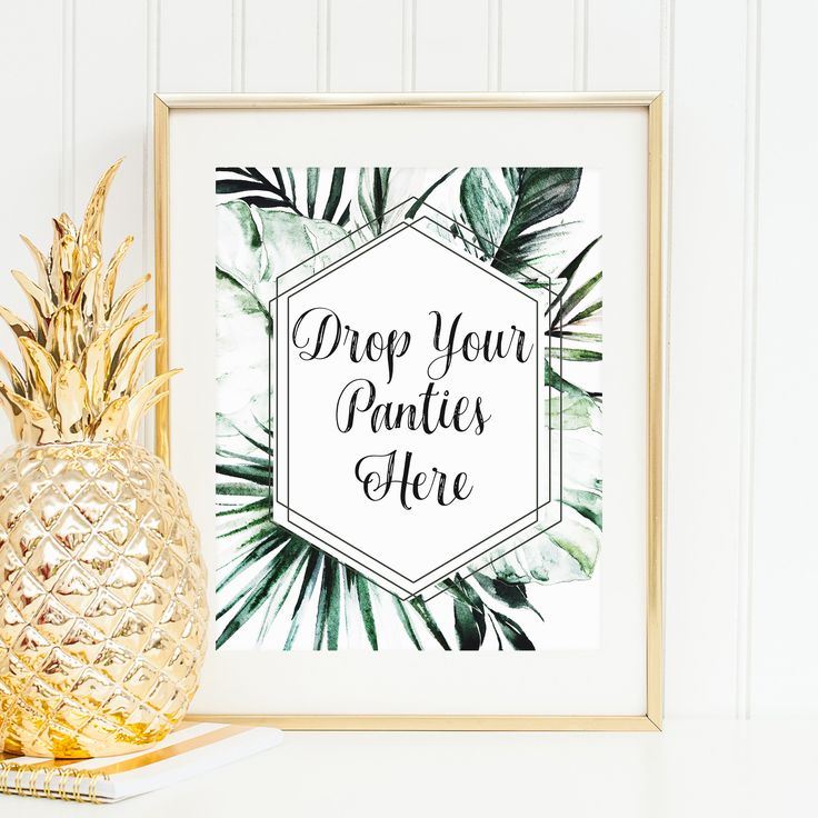 Palm Leaves Drop Your Panties Here Sign Printable Panty Game Sign Palm Leaves Drop Your Panties Here Sign Printable Panty Game Sign