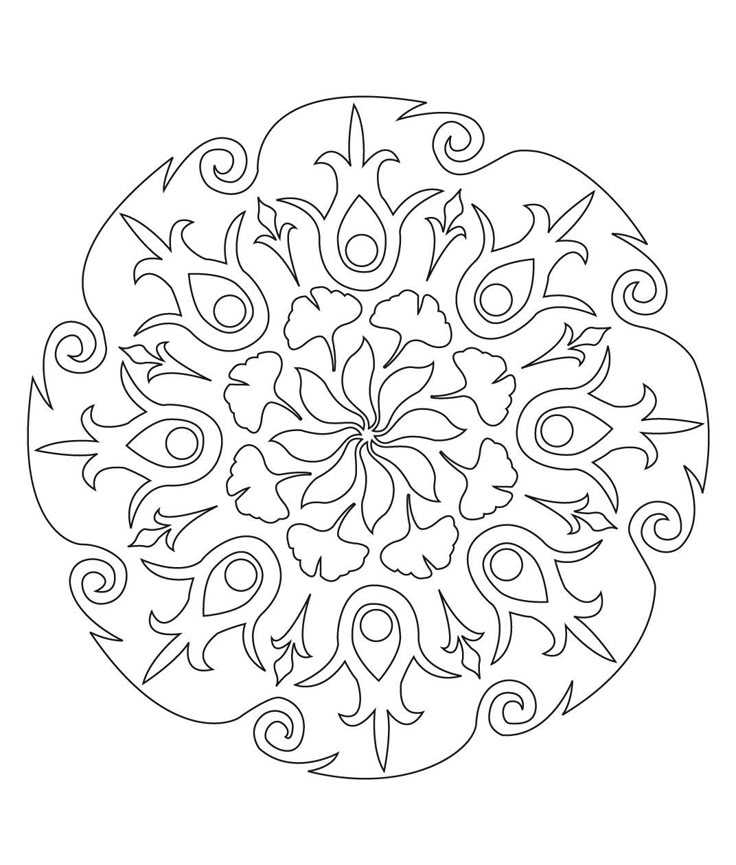 STCI, coloriage pour adultes et enfants mandalas