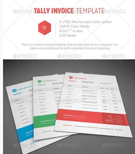 beautiful invoice design