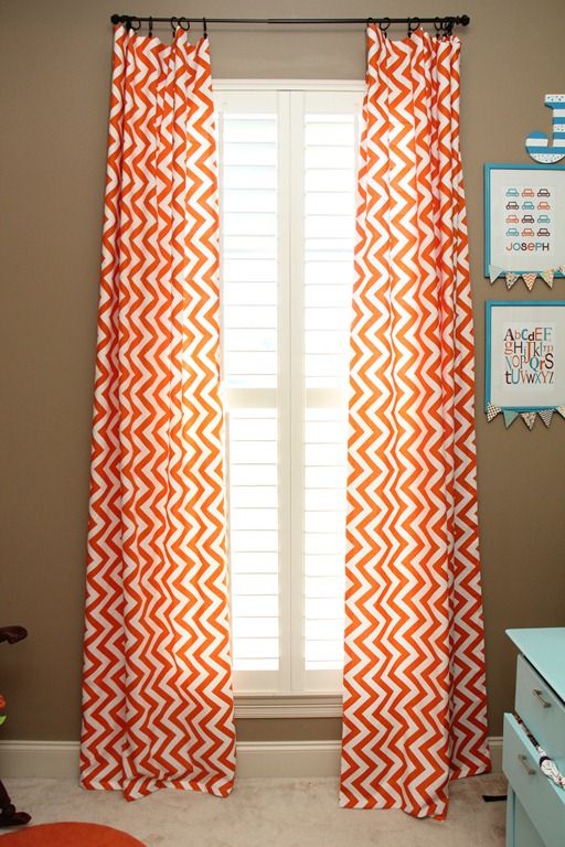 Orange And Turquoise Baby Nursery Pinterest Orange And Turquoise Baby Nursery Pinterest Nurseries Chevron Curtains