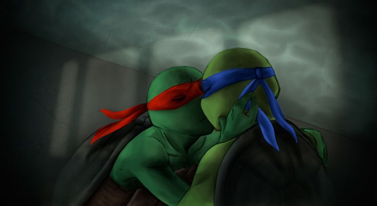 Tmnt Kiss In The Sewer By Rockingtheworld On Deviantart Tmnt Leonardo Tmnt Leo