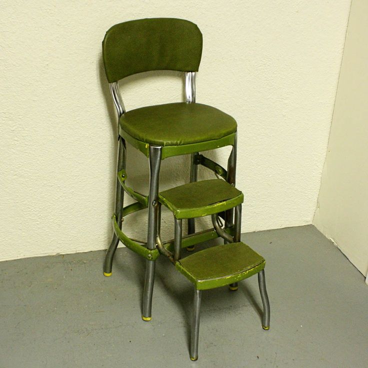34 Best Vintage Step Redo Images On Pinterest Stool Vintage Cosco Stool Step Kitchen Chair Fold Out Steps Pull Green
