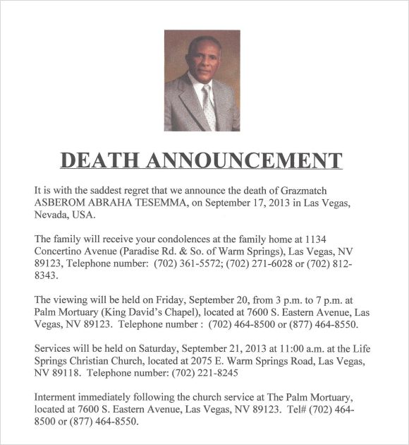 death announcement template rome fontanacountryinn com funeral announcement template