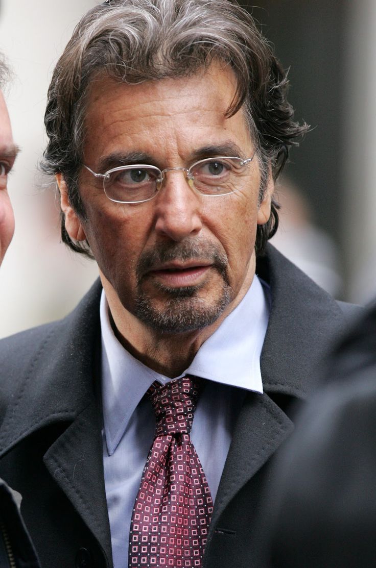 AL Pacino, his charisma and manly looks makes him a well loved