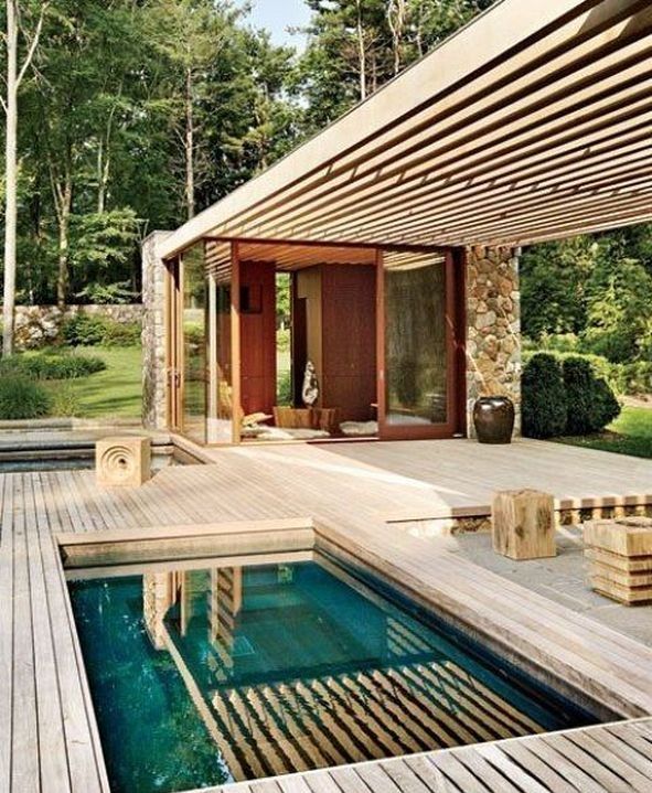30 Gorgeous Mini Pool Garden Designs For Tiny House Pool Houses Small Pool Design Modern Pools